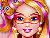 play Super Barbie Hair Color