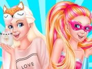 play Super Barbie Lazy Day