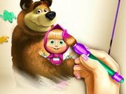 Masha And The Bear Coloring Book