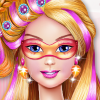 play Enjoy Super Barbie Hair Color