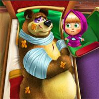 play Masha And The Bear Injured