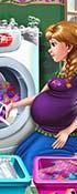 play Anna Pregnant Laundry Day