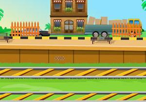 play Ambulance Level Crossing Escape Game