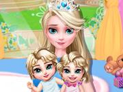 play Princess Elsa Twins Care