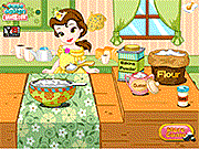 play Princess Kitchen Belle'S Pancakes