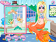 play Mermaid Face Painting Design