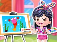 play Baby Hazel Artist Dressup