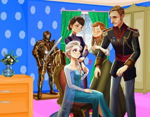 play Frozen Family Castle Decor