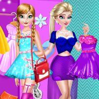 play Elsa And Anna Fashion Rivals