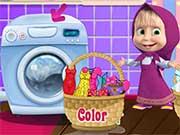 play Masha Laundry Day