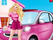 play Princess Pink Car Cleaning