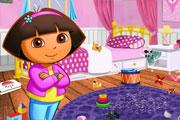 play Dora Room Clean Up