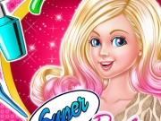 play Super Barbie Ombre Hair