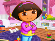 play Dora Room Clean Up