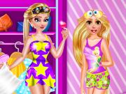 play Rapunzel And Elsa Pj Party