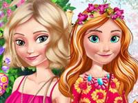 play Elsa And Anna Easter Fun