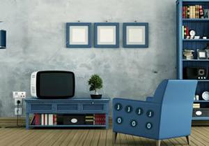 play Vintage Blue House Escape Game