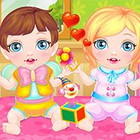 play Newborn Twins Baby Game