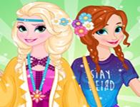 play Elsa And Anna - Spring Trends