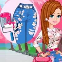 play Design Your Cherry Blossom Jeans