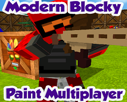 play Modern Blocky Paintball Fun