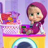 play Masha Laundry Day
