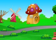 play Mushroom House Lion Escape