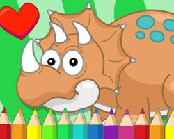 play Cute Dino Coloring