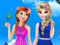 Elsa And Anna Spring Dress Up