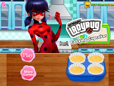 play Ladybug Cooking Cupcakes