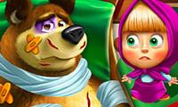 Masha And The Bear Injured Game