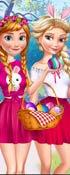 play Elsa And Anna Easter Fun