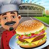 Soccer Stadium Fast-Food Cafe : Master Chef Ham-Burger Cooking Simulator
