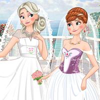 play Frozen Sisters Double Wedding