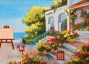 play Seaside Painter Villa Escape