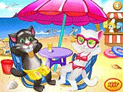 play Tom And Angela Cat Beach Holiday