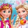 play Elsa And Anna Easter Fun