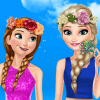 play Elsa And Anna Spring Dress