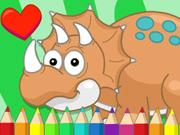 Cute Dino Coloring