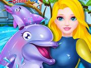 play Princess Elsa Dolphin Show