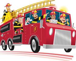 Firemans And Truck