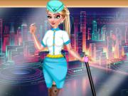 play Elsa Stewardess Fashion