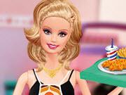 play Barbie Waitress Fashion
