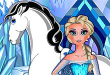 play Elsa Horse Care