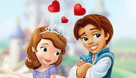 play Sofia The First Kissing Game