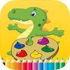 Dinosaur Paint And Coloring Book - Free For Kids