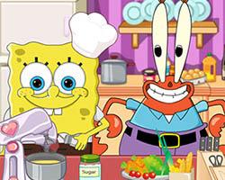play Spongebob Kitchen Slacking