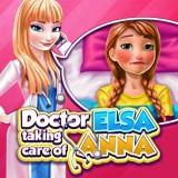 play Doctor Elsa Taking Care Of Anna
