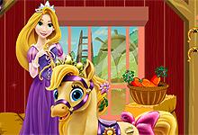 play Rapunzel Pony Care