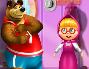 play Masha And The Bear Dress Up